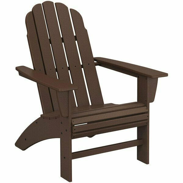 Polywood AD600MA Vineyard Mahogany Curveback Adirondack Chair 633AD600MA